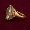 b 2 inel bulgari parentesi Bulgari Parentesi 18K Gold Ring with Green Quartz and Natural Diamonds