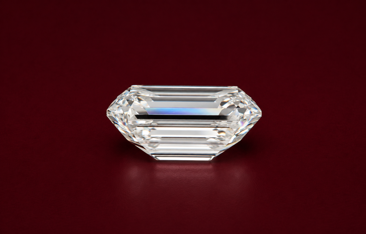 c 6521881995 Natural Diamond 10.56 ct, Emerald Cut, H, VS1 – GIA Certified